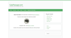 Desktop Screenshot of gaiapassage.com