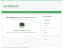 Tablet Screenshot of gaiapassage.com